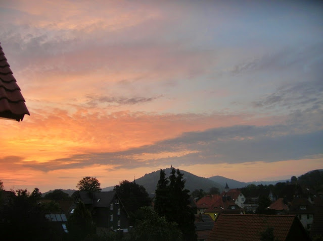 Berg im Abendrot